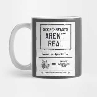 Scorchbeasts Aren't Real (Flyer) Mug